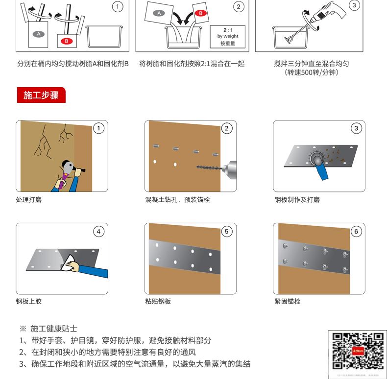 包钢祁阳粘钢加固施工过程